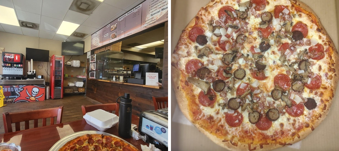 Hip Hop Pizza Shop Menu